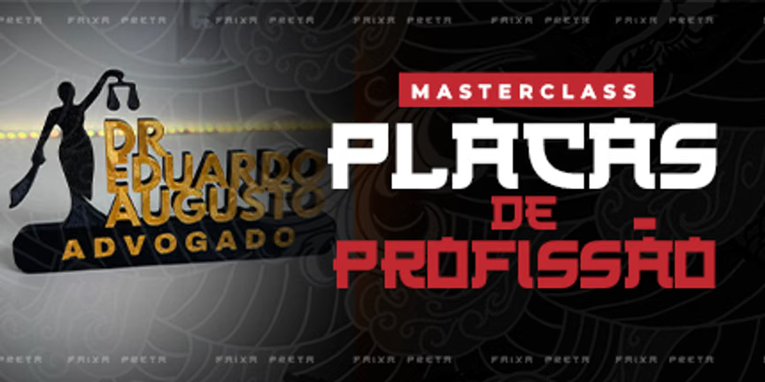 PLACAS DE PROFISSÃO